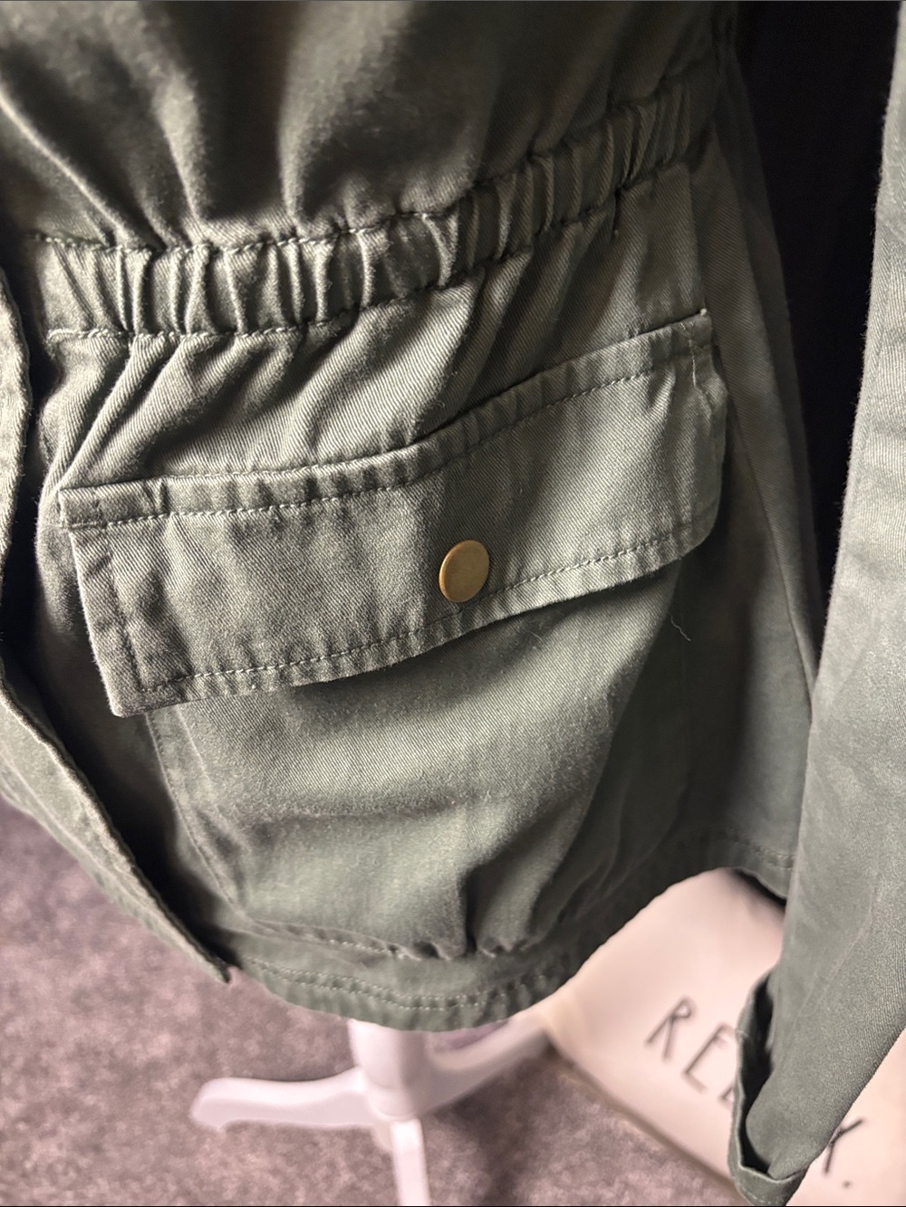 Star Wars Olive Utility Jacket with Patch Accents - Picture 3 of 7